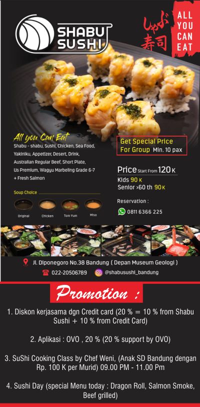 H. Puspo Wardoyo Buka Cabang Shabu Sushi Di Bandung H. Puspo Wardoyo Buka Cabang Shabu Sushi Di Bandung